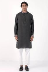 Men Premium Panjabi (DK. Grey)
